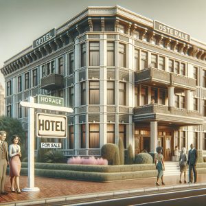 Vintage hotel for sale.