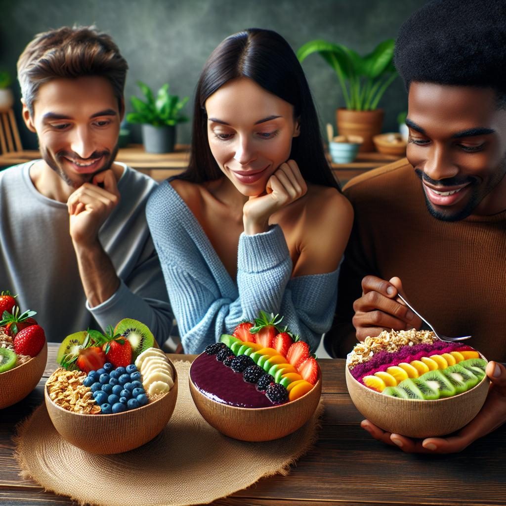 "Colorful Acai Bowls"