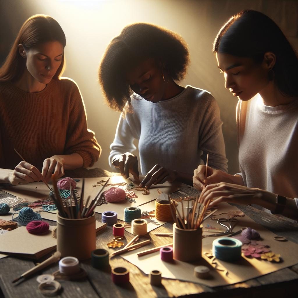 Empowered Women Crafting Together