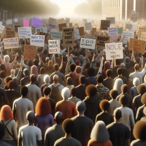 Community protest signs