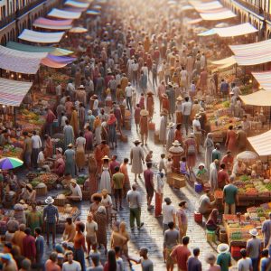 Vibrant Market Day