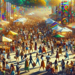 Vibrant Arts Festival Scene