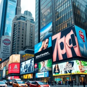 New York City skyline showcasing consumer goods marketing