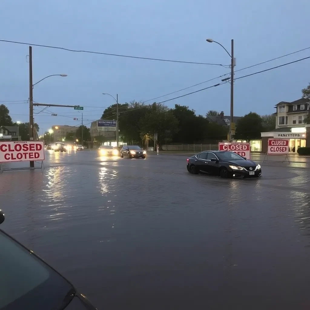 Aiken, S.C. Faces Heavy Flooding: Schools Delayed and Roads Closed