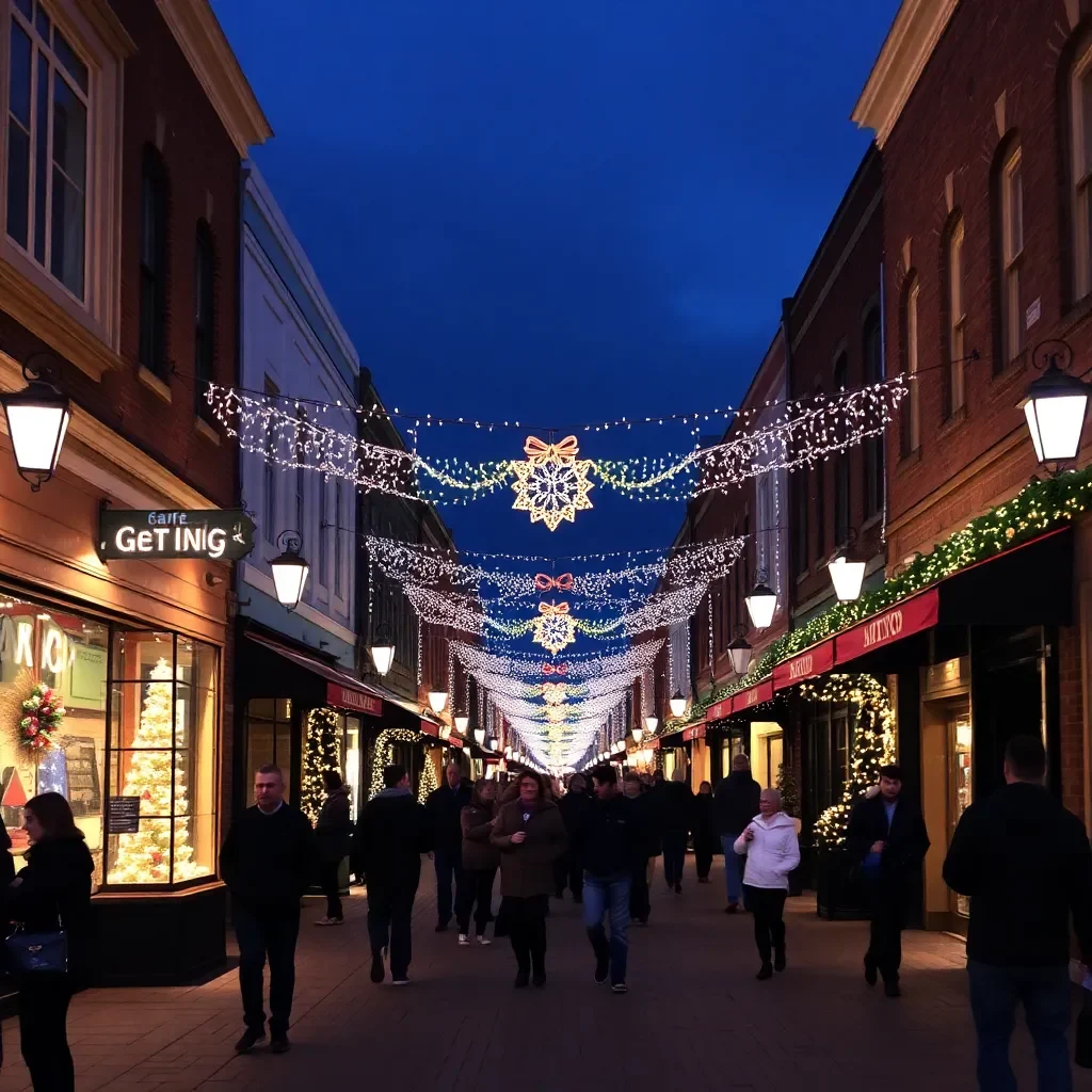 Downtown Aiken Awakens to Festive Spirit as Black Friday Shoppers Fill the Streets