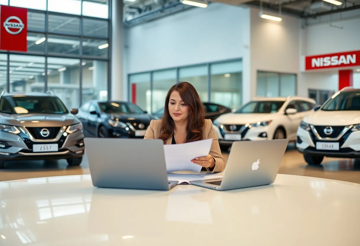 Allyson Witherspoon in Nissan's Nashville office