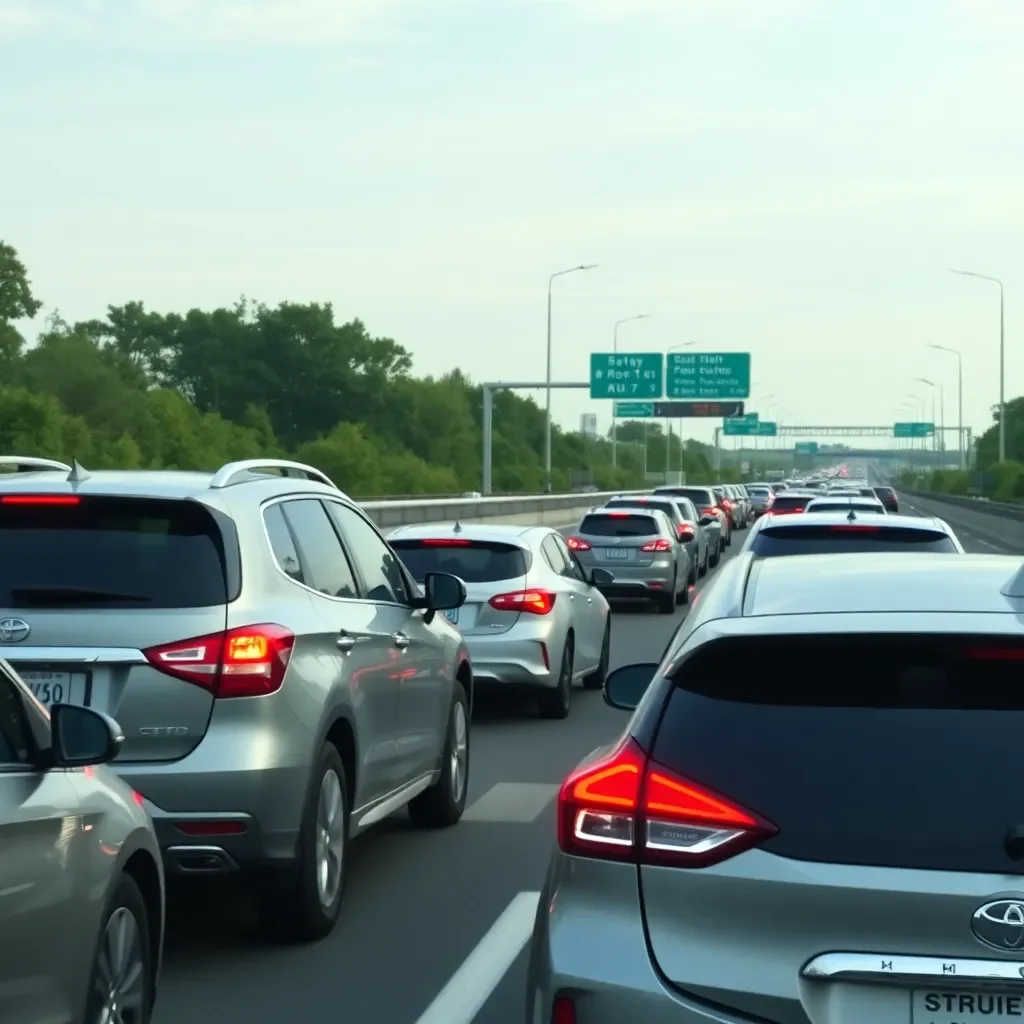 Morning Commute Chaos in Augusta: Multiple Car Collision on Bobby Jones Expressway