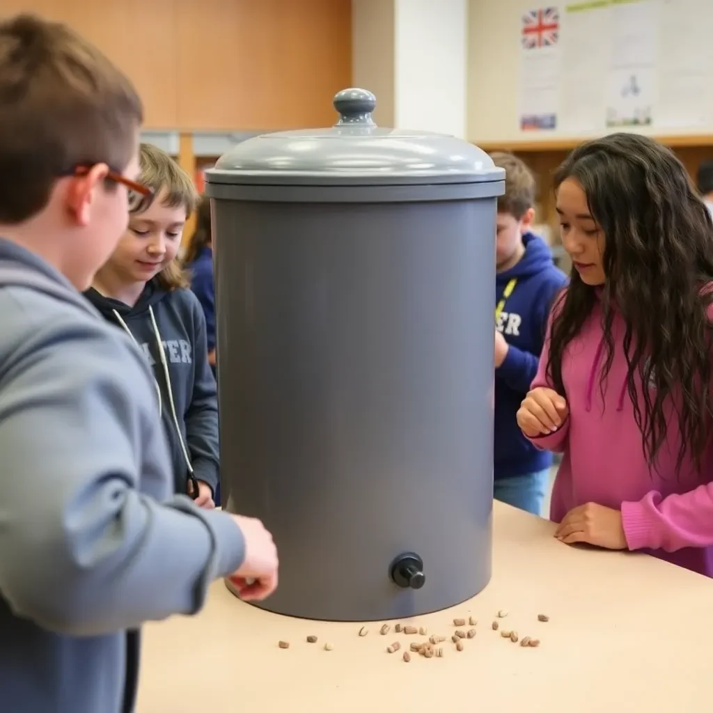 Aiken Technical College Receives 10-Foot Tall Canister for Unique Educational Initiative from Savannah River Site