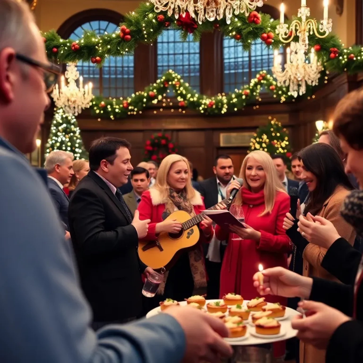 Festive holiday gathering at Aiken Republican Club