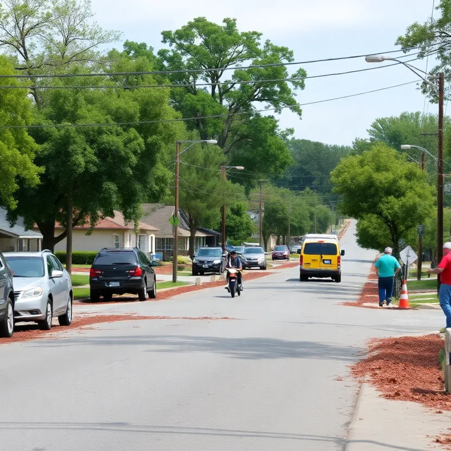 Residents of Aiken County engaging in recovery efforts after Tropical Storm Helene.