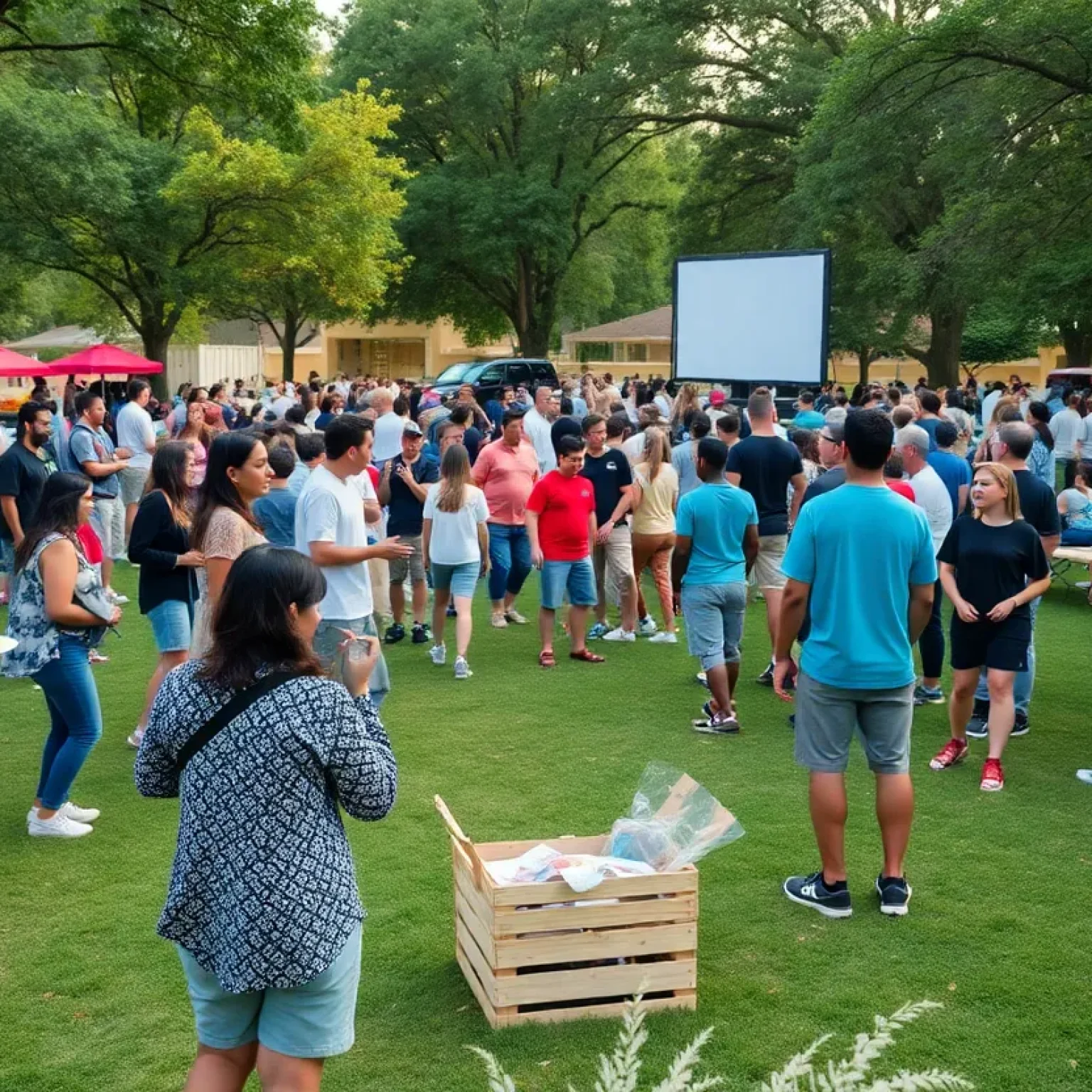 A lively community gathering in Aiken featuring various events.