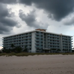 Ominous beachfront condo, representing hidden camera allegations