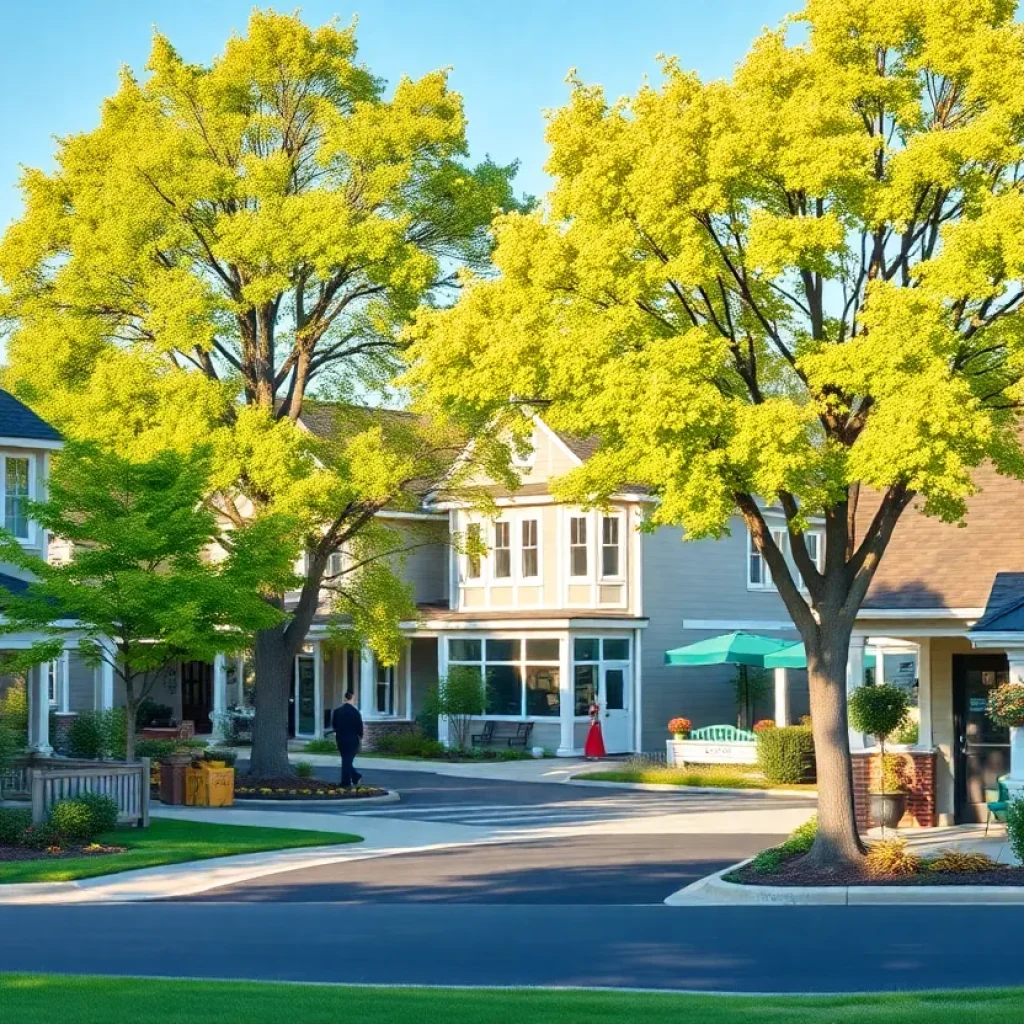 Rendering of South Turpin Hill neighborhood development in Augusta