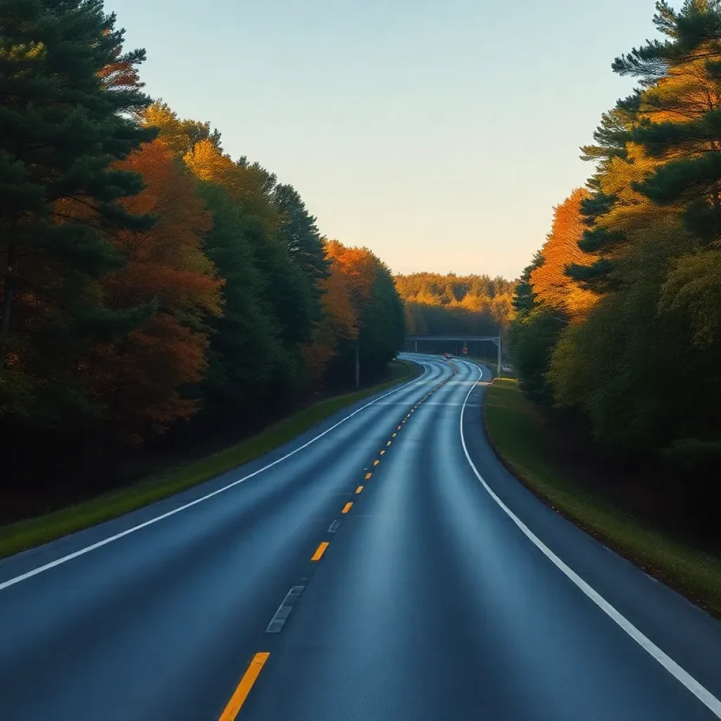 Edgefield Highway scene in Aiken County