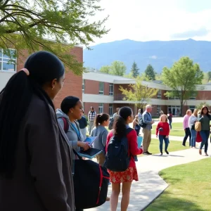 Exterior view of Horse Creek Academy amidst a Title IX investigation