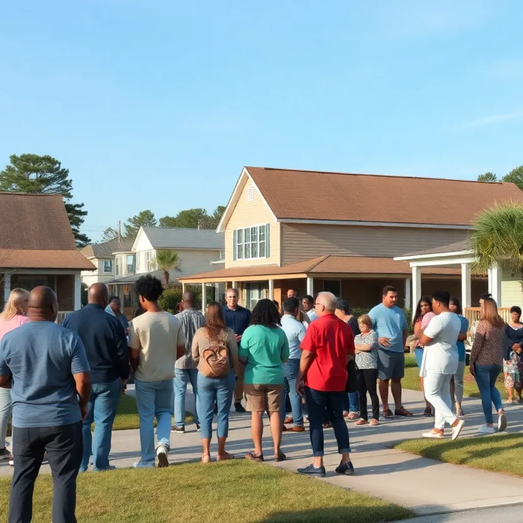 Residents of McCormick showing unity after tragic shooting