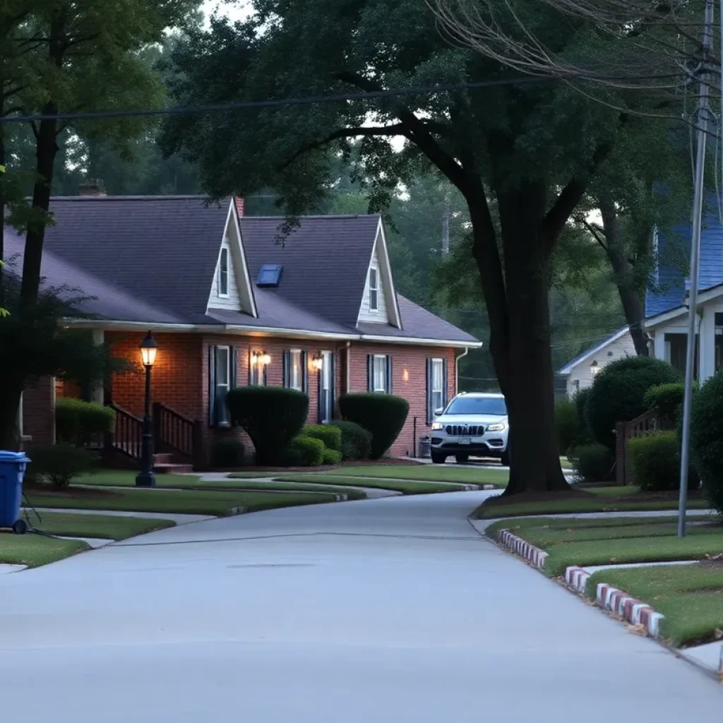 A representation of community support in Augusta's National Hills neighborhood.