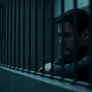 Representation of a somber capital punishment execution scene